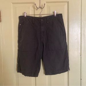Vans Black Cargo Shorts Size 30